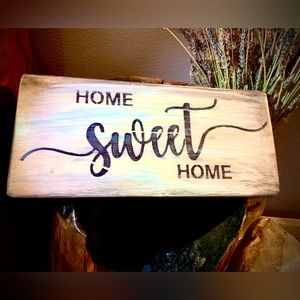 SOLD Home Sweet Home Sign